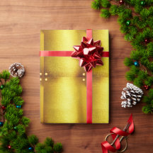 goldenes Geschenkpapier