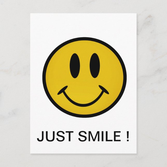 Goldenes Gesicht Postkarte (Vorderseite)