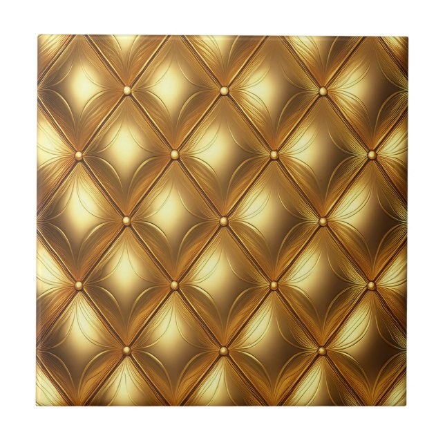 Goldenes getuftetes Design Fliese (Vorderseite)