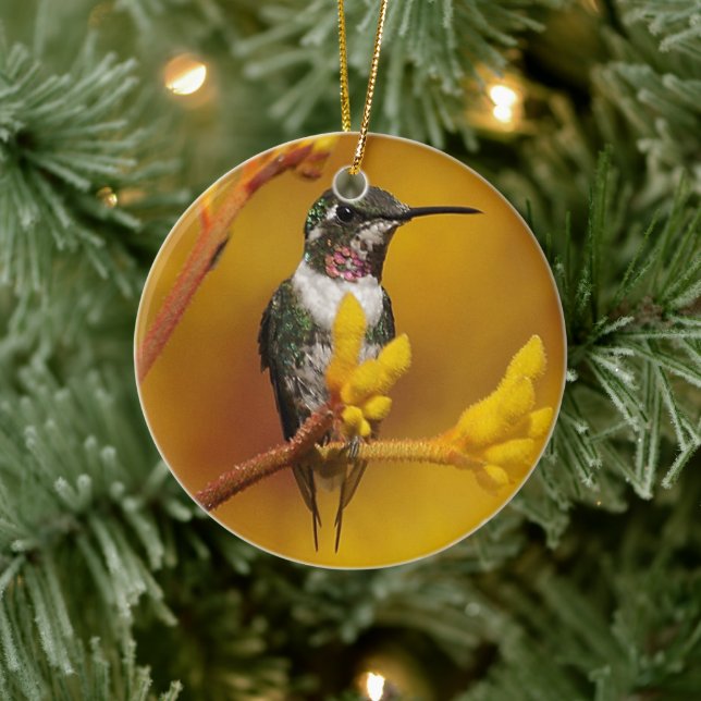 Goldenes Glühen Keramik Ornament (Baum)