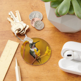 Goldenes Glühen Schlüsselanhänger