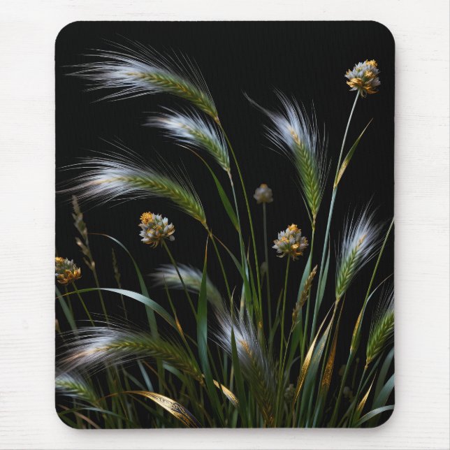 Goldenes Gras-Mauspad Mousepad (Vorne)