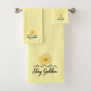 Goldenes Handtuch bleibe - Soft, stilvoll & Sun Badhandtuch Set