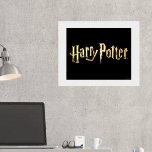 Goldenes Harry-Potter-Logo Foliendrucke