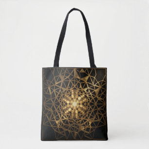 Goldenes Heiliges Geometrie-Leuchten
