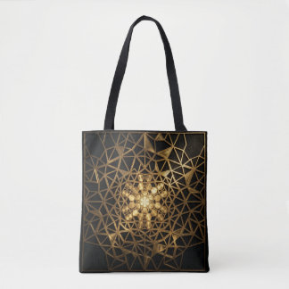 Goldenes Heiliges Geometrie-Leuchten