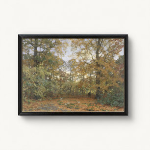 Goldenes Herbstwald-Kanon-Poster Poster