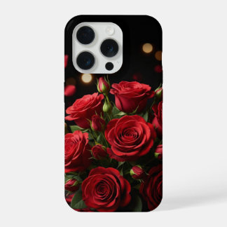 Goldenes Herz Elegantes Case – iPhone 15 Pro Valen Hülle