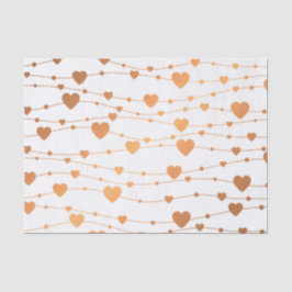 Goldenes Herz Seidenpapier