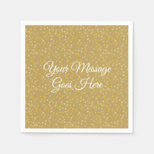 Goldenes Herz Serviette