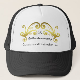Goldenes Hochzeitstag Truckerkappe