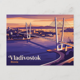 Goldenes Horn Bucht Russland Postkarte