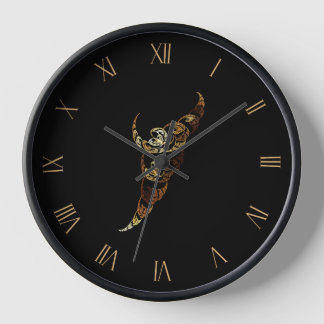 Goldenes Horn von viel Uhr