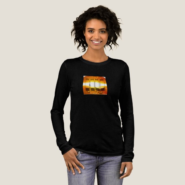 Goldenes HU Tri-Blend Shirt (Volle Vorderseite)