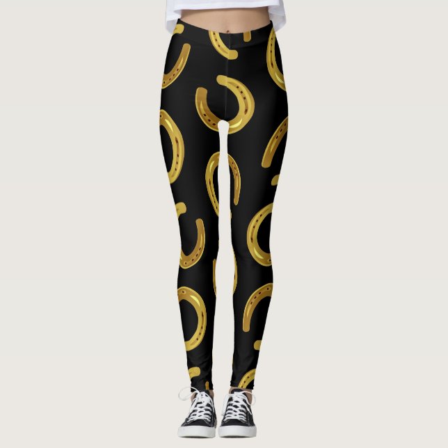 Goldenes Hufeisen Leggings (Vorderseite)