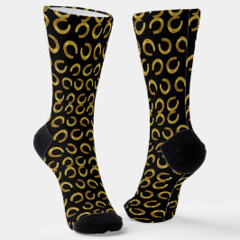 Goldenes Hufeisen Socken