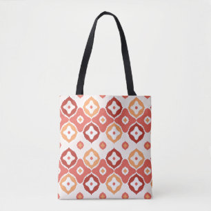 Goldenes ikat geometrisches Muster
