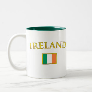 Goldenes Irland Zweifarbige Tasse