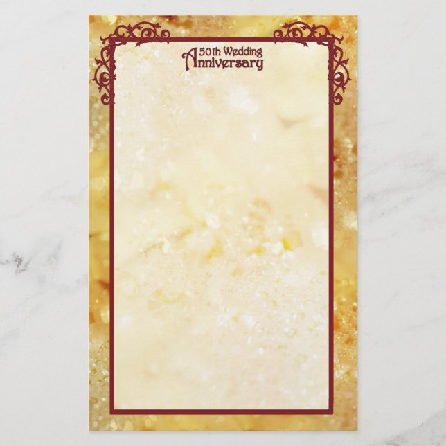 Goldenes Jahr 2 Briefpapier (Vorderseite)