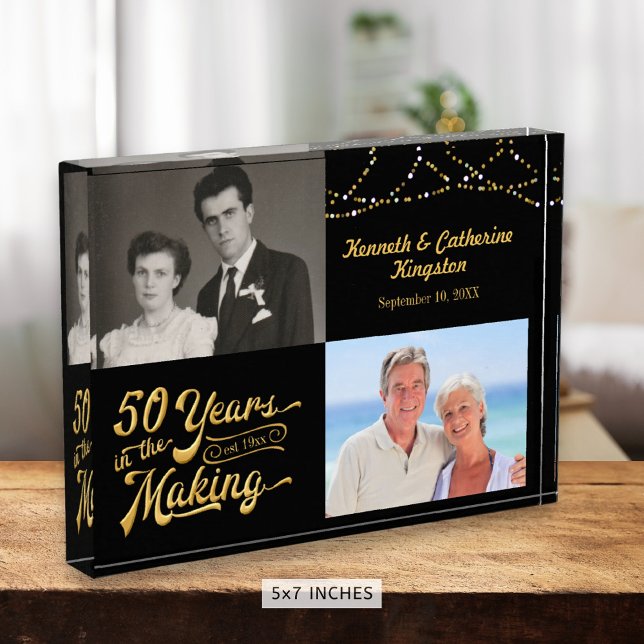 Goldenes Jubiläum (50.) Dann und Jetzt Fotos (Von Creator hochgeladen)