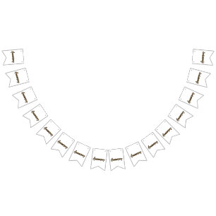 Goldenes Jubiläumsbanner Wimpelkette