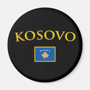 Goldenes Kosovo Magnet