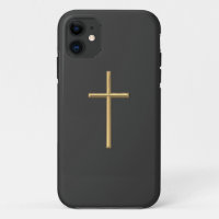 Goldenes Kreuz "3-D"
