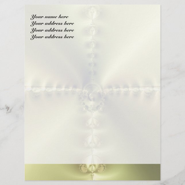 Goldenes Kreuz Briefkopf (Vorderseite)