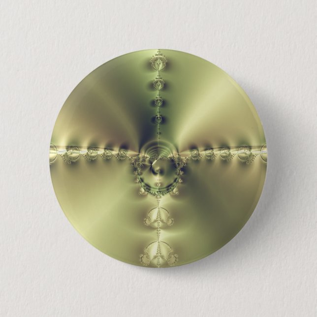 Goldenes Kreuz Button (Vorderseite)