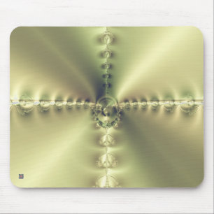 Goldenes Kreuz Mousepad