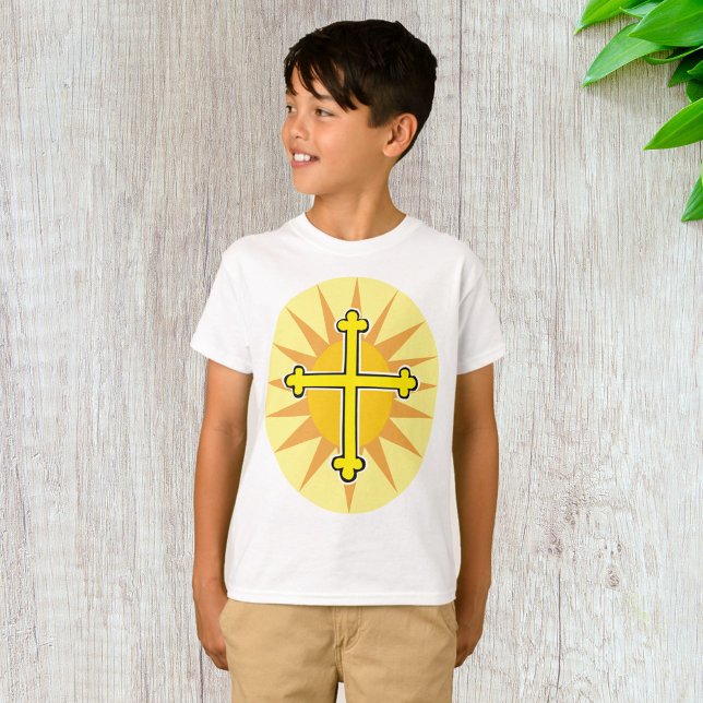 Goldenes Kreuz T-Shirt (Von Creator hochgeladen)