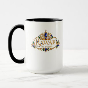 Goldenes Kristall Luxus Kunst Tasse