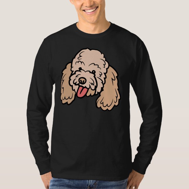 Goldenes Labradoodle T-Shirt (Vorderseite)