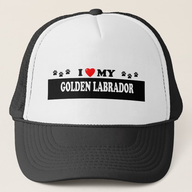 GOLDENES LABRADOR TRUCKERKAPPE (Vorderseite)
