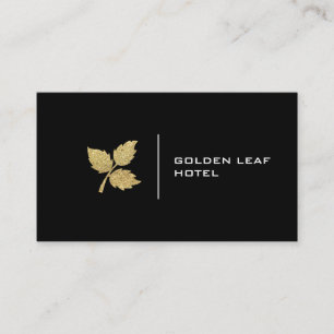 Goldenes Leaf Luxus Visitenkarte