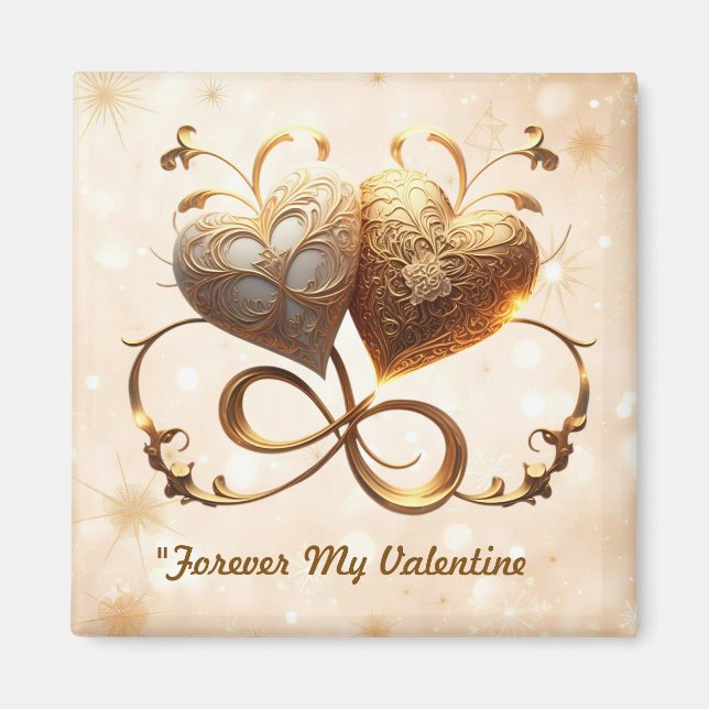"Goldenes Licht der Liebe" Magnet (Vorne)