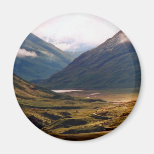 Goldenes Licht in Glencoe Magnet