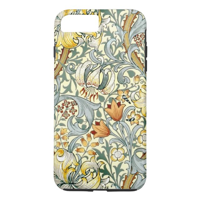 Goldenes Lilien iPhone X/8/7 plus starken Fall Case-Mate iPhone Hülle (Rückseite)