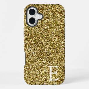 Goldenes, Mädchenhaftes Gedrucktes Glitter Stilvol iPhone 16 Plus Hülle