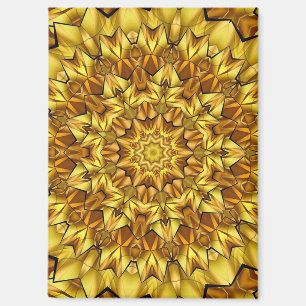 Goldenes Mandala Antikes abstraktes Design-63495 Magnet