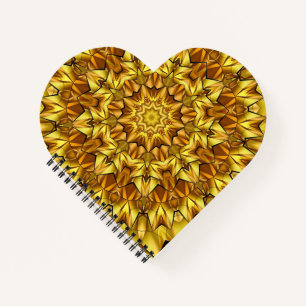 Goldenes Mandala Antikes abstraktes Design-63495 Notizbuch