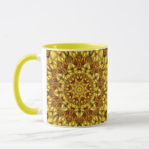 Goldenes Mandala Antikes abstraktes Design-63495 Tasse