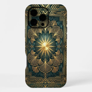 Goldenes Mandala-Blühen Gold iPhone 16 Pro Max H Hülle