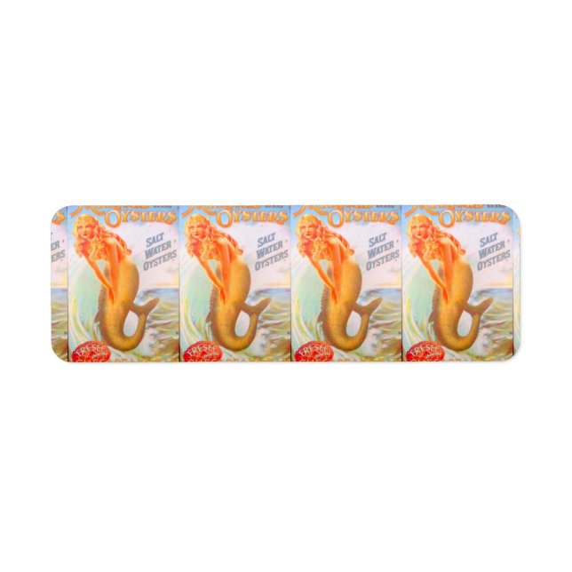 goldenes Merkmal für die Rücksendeadresse (Vorne)