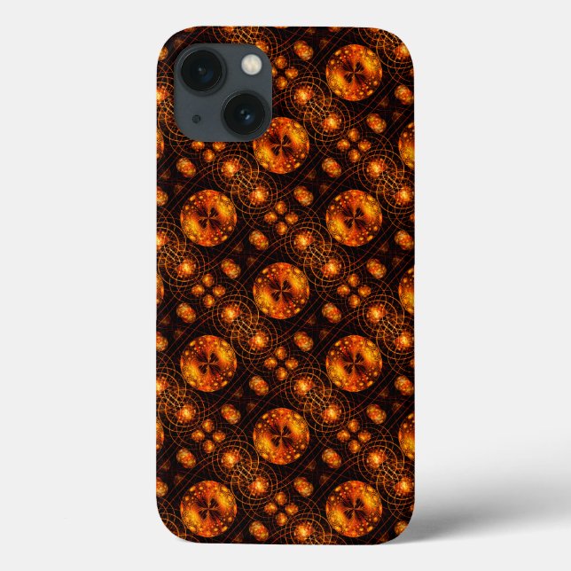 Goldenes modernes Boho-elegantes abstraktes Kunstm Case-Mate iPhone Hülle (Rückseite)
