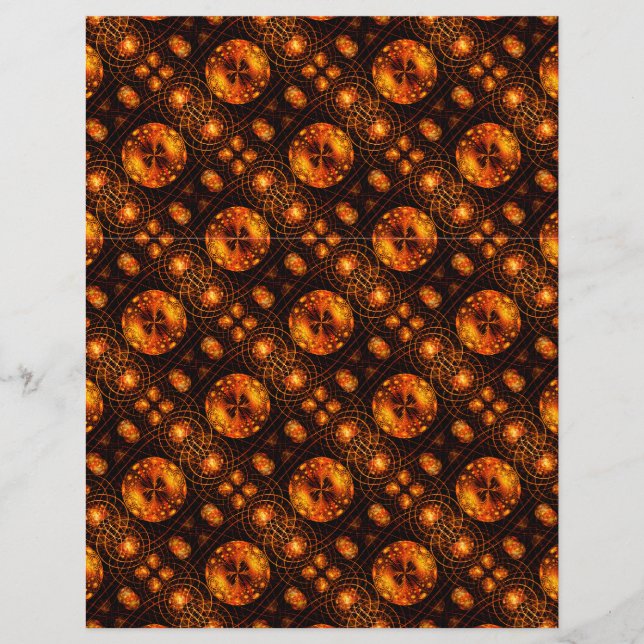Goldenes modernes Boho-elegantes abstraktes Kunstm Flyer (Vorne)