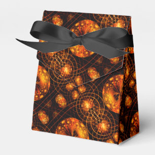 Goldenes modernes Boho-elegantes abstraktes Kunstm Geschenkschachtel