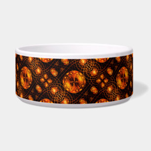 Goldenes modernes Boho-elegantes abstraktes Kunstm Napf