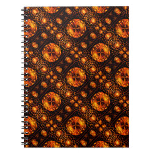 Goldenes modernes Boho-elegantes abstraktes Kunstm Notizblock