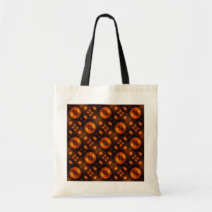 Goldenes modernes Boho-elegantes abstraktes Kunstm Tragetasche